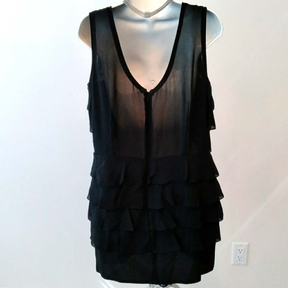 bebe Ruffle  Dress - Picture 2 of 2